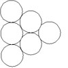 円の配列画像